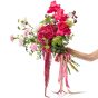 Buchet de flori cu crizantema si dianthus